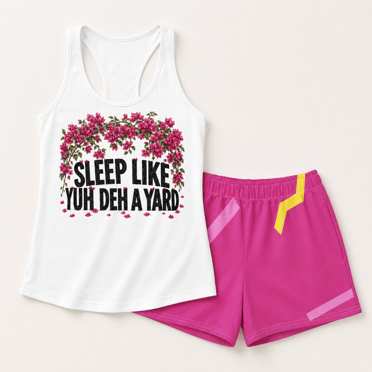 Sleep Like Yuh Deh A Yard™ Cotton Lounge Set