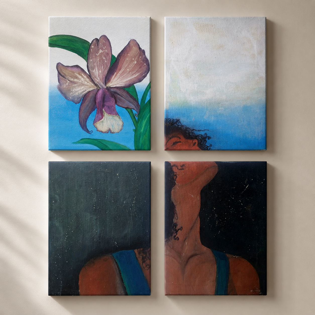 Becoming – Four Panel Canvas Collection
