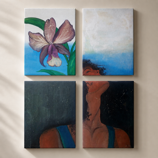 Becoming Four Panel Canvas Collection