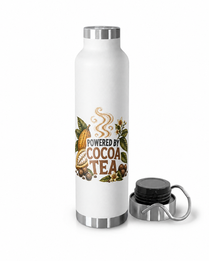 Powered by Cocoa Tea™ 22 oz Insulated Bottle