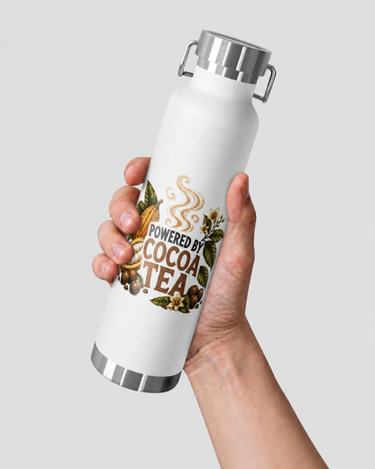 Powered by Cocoa Tea™ 22 oz Insulated Bottle